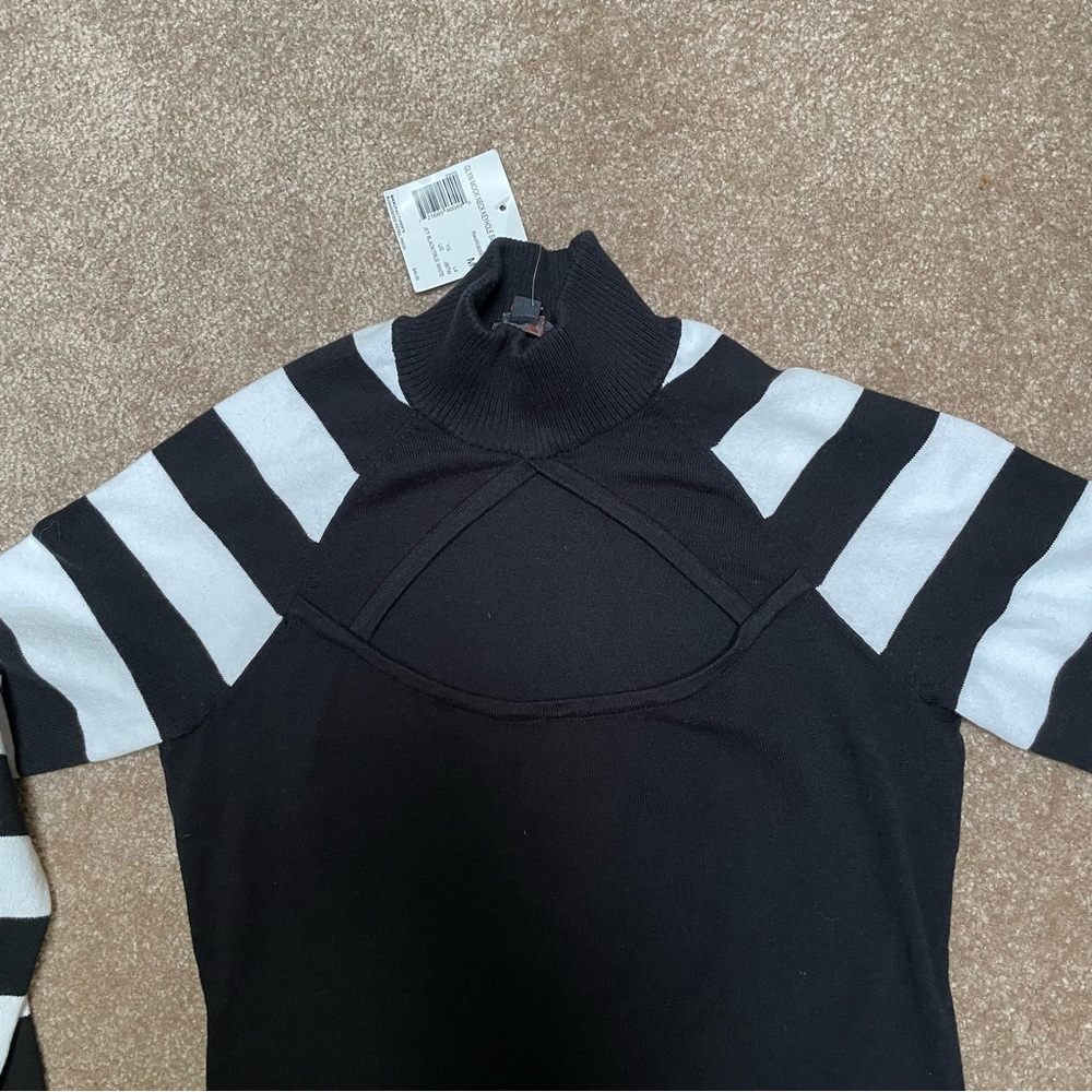 G by Guess Mock Neck keyhole Sweater